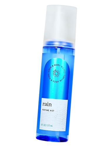 Bath & Body Works Rain Perfume Mist, 6 oz / 177 mL - Fresh Rain, Dewy Jasmine, and Soft Musk Women’s Body Spray Beauty & Personal Care Bath & Body Works