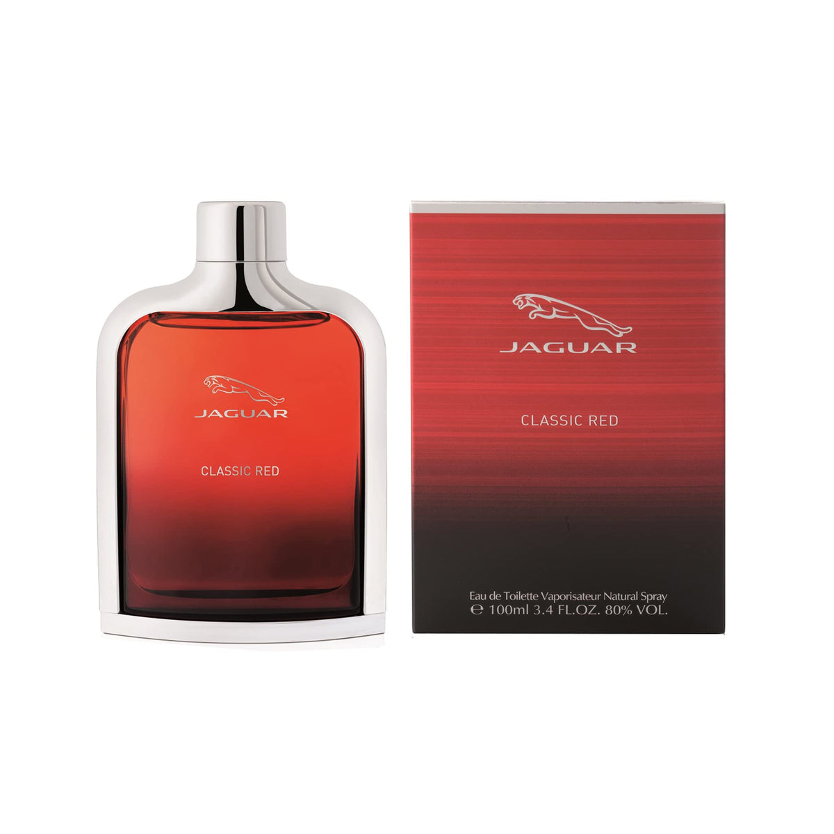 Jaguar Classic Red Eau de Toilette Spray for Men, 3.4 Fl Oz Beauty & Personal Care JAGUAR