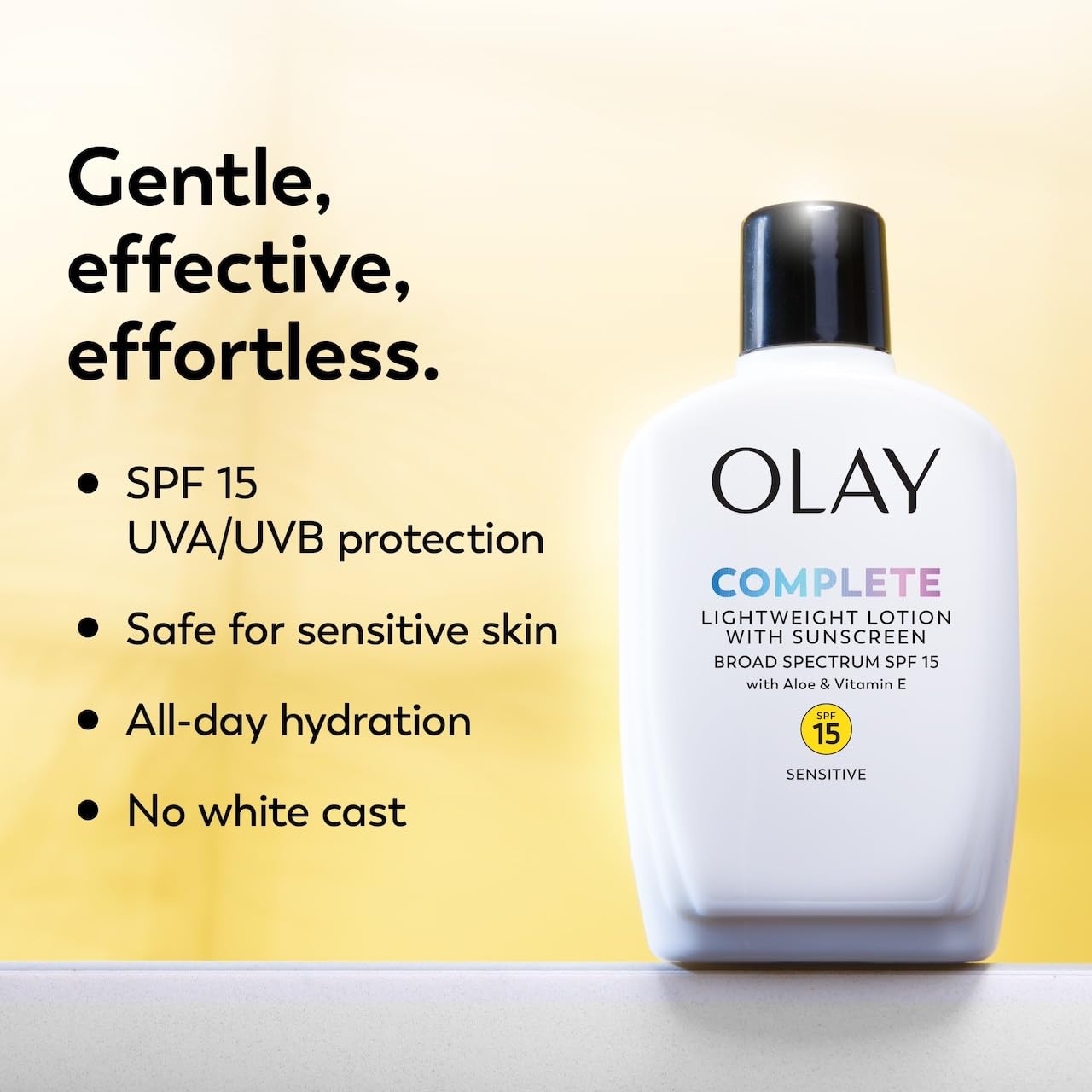 OLAY Complete All Day Moisturizer SPF 15, Sensitive 4 oz (Pack of 6) Beauty & Personal Care Olay