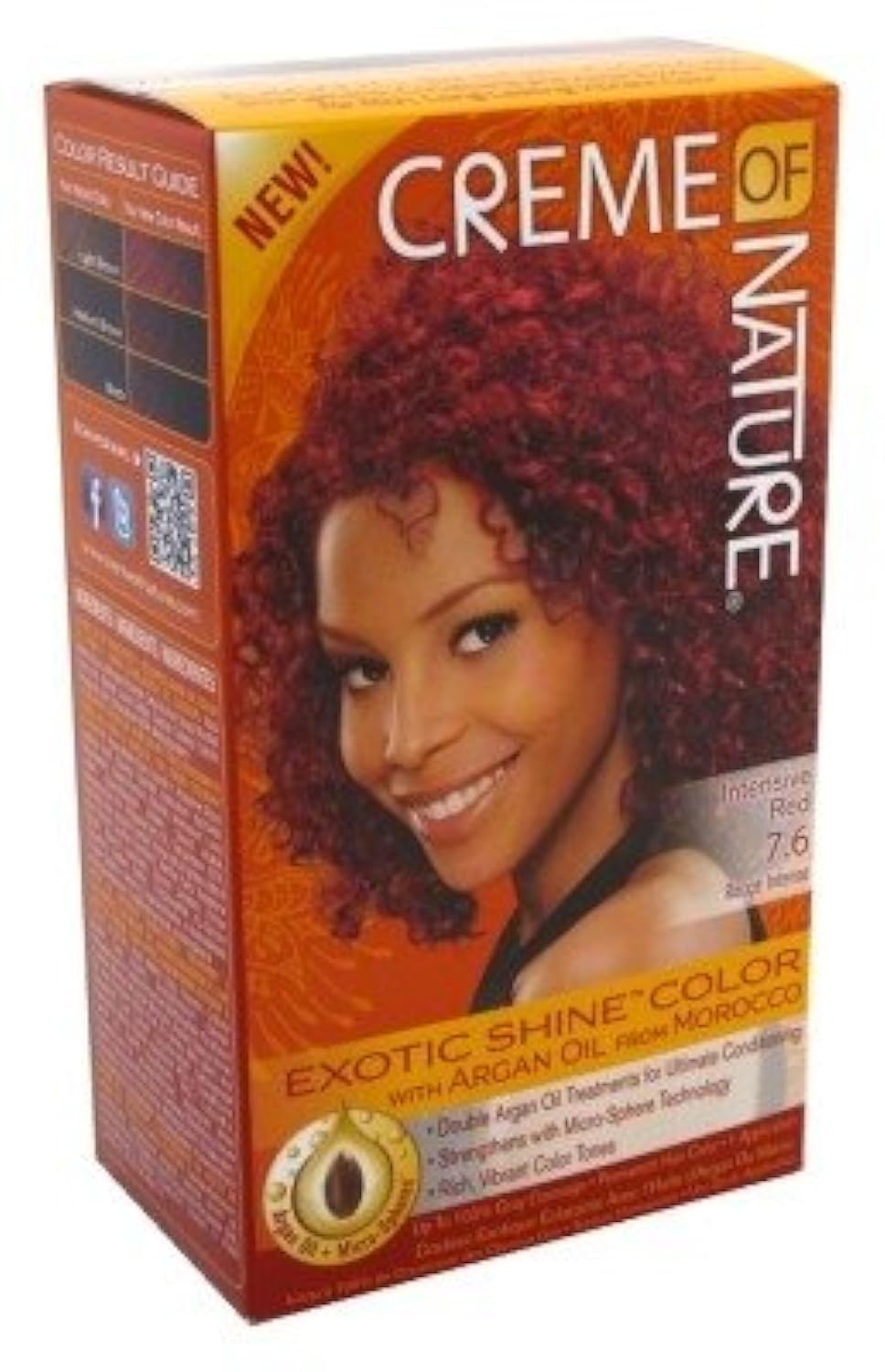 Creme Of Nature Color #7.6 Intense Red Exotic Shine (6 Pack) Beauty & Personal Care Creme of Nature