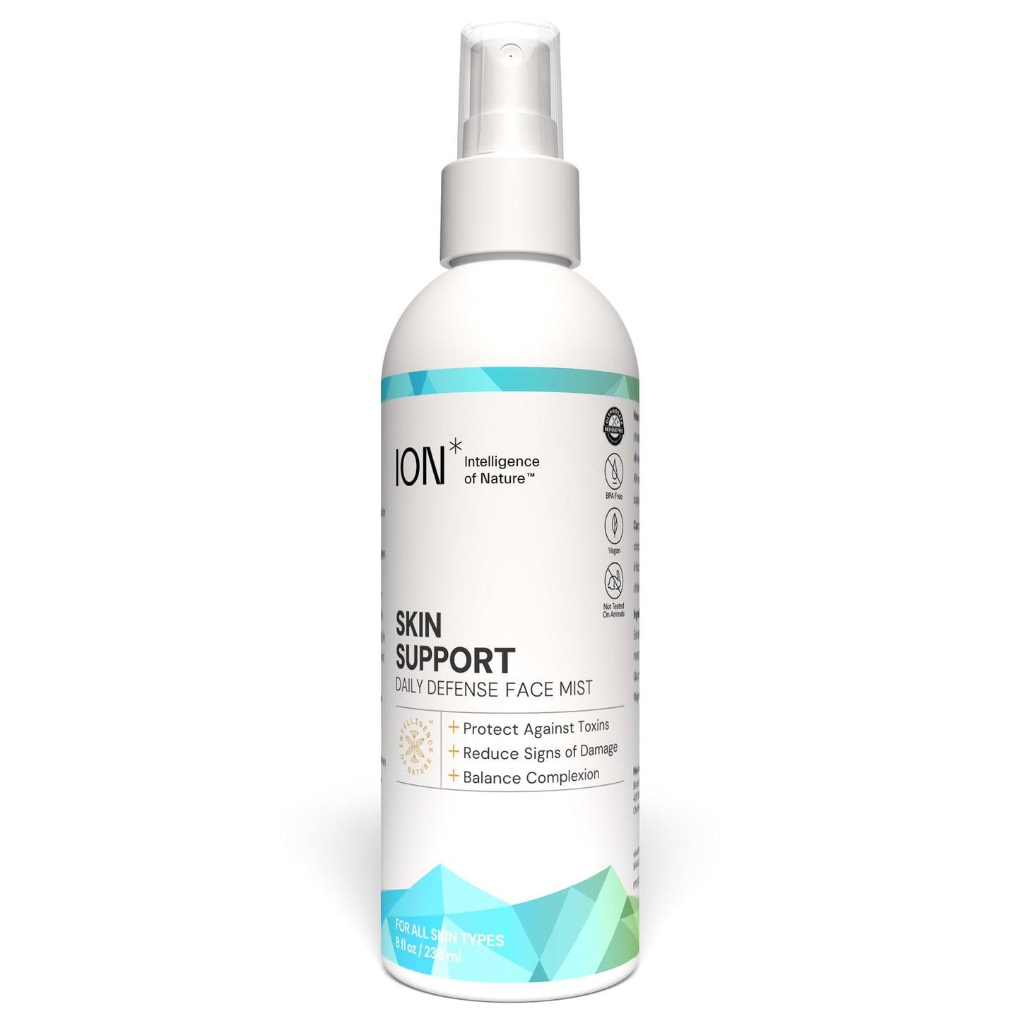 ION* Intelligence of Nature Skin Support Face Mist Hydrating Spray - Refreshing Facial Mist Spray for Daily Use, Vegan Friendly Formula to Refresh Beauty & Personal Care ION* Intelligence of Nature