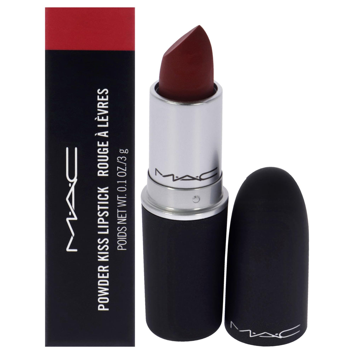 Powder Kiss Lipstick - 935 Ruby New by MAC for Women - 0.1 oz Lipstick Beauty & Personal Care MAC