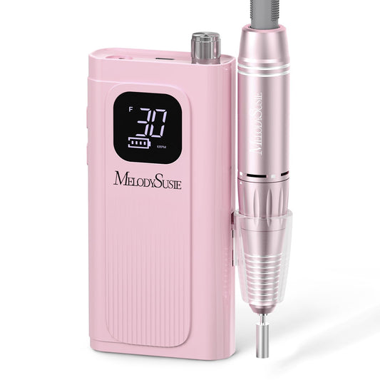 MelodySusie Entry-Level Clip-On Rechargeable Essential Nail Drill, SC300F 30000RPM E-File with LCD Display for All Manicure Shaping & Gel Removal Beauty and Personal Care MelodySusie Default Title