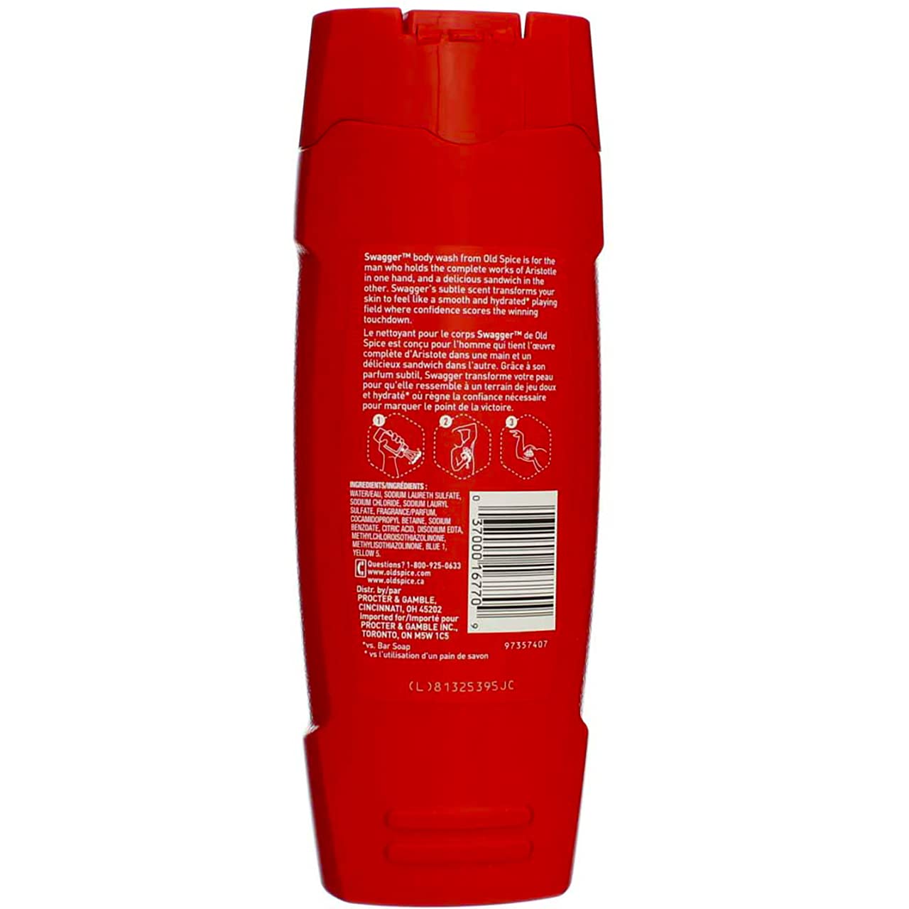 Old Spice Red Zone Body Wash Swagger 16 oz (Pack of 7) Beauty & Personal Care Old Spice