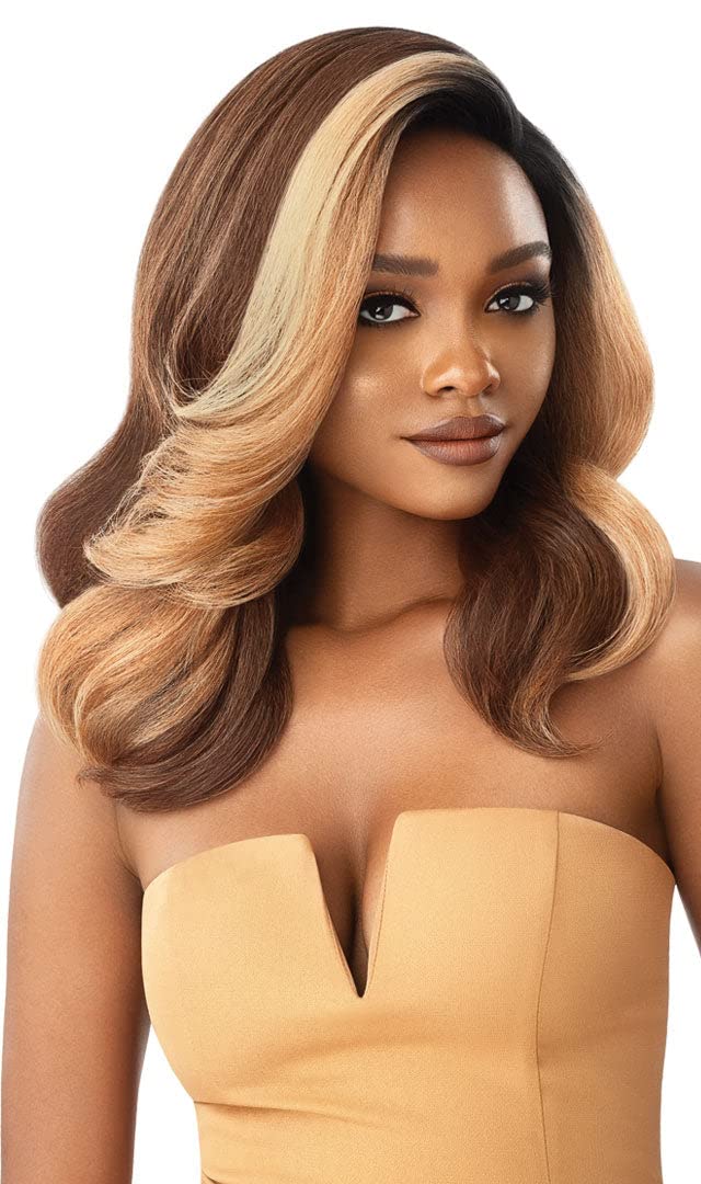 Outre Lace Front Wig - Neesha Soft & Natural - Neesha 202 (DRFF BLACK CHERRY)