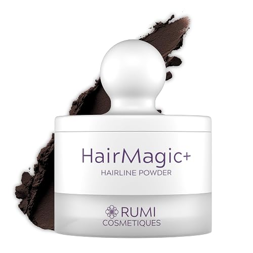 Rumi Cosmetiques HairMagic+ Root Touch Up Powder for Mature Women - Instant Gray Hair Coverage & Hairline Filler - Water-Resistant, Natural Finish Beauty & Personal Care Rumi Cosmetiques