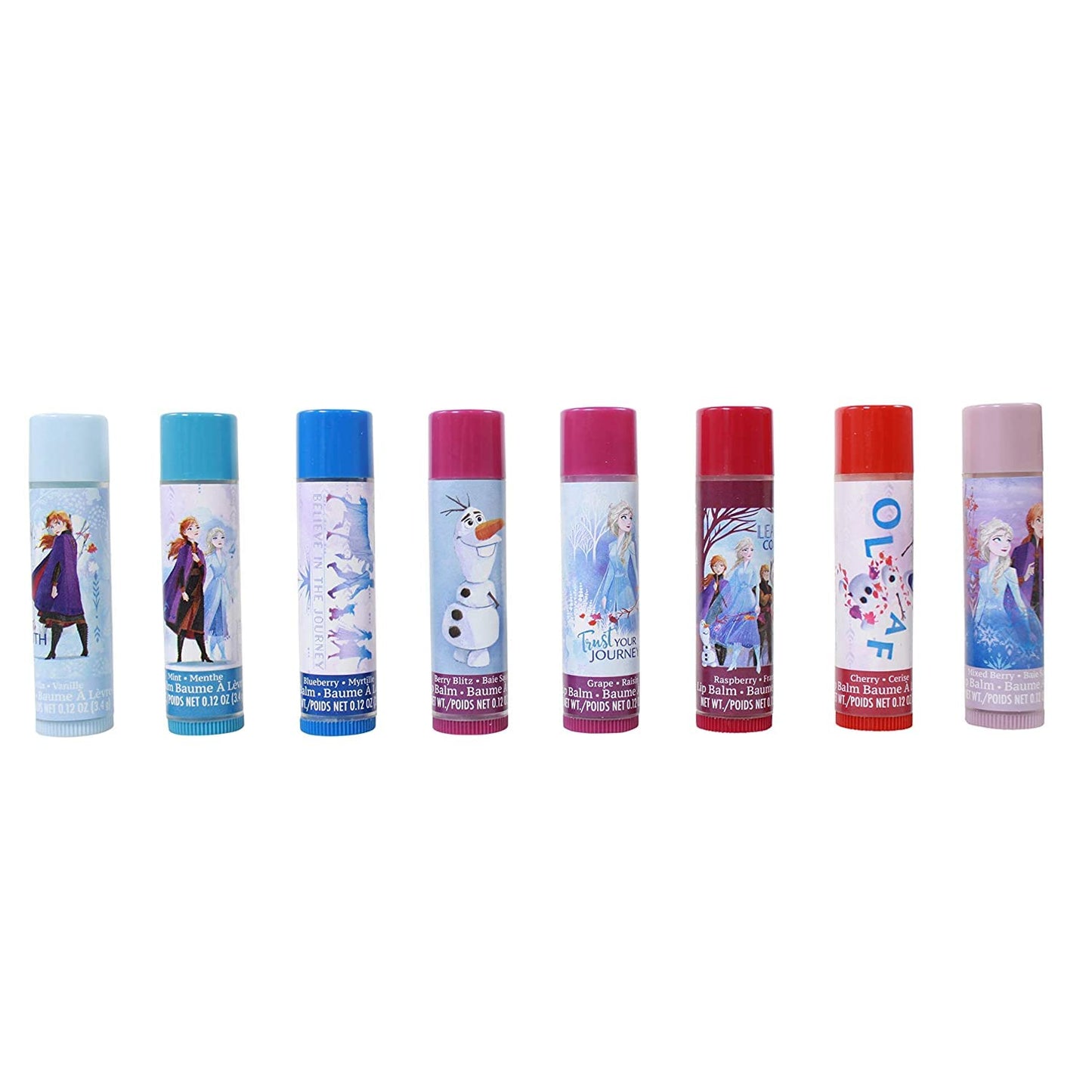 Frozen 2 Lip Balm 8 Pack with Assorted Flavors Beauty & Personal Care Disney Frozen