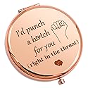 Gevody Best Sister Gifts Funny Compact Makeup Mirror Friendship Gifts for Girls Best Friend Birthday for Women Soul Sister Travel Makeup Mirror Beauty & Personal Care Gevody