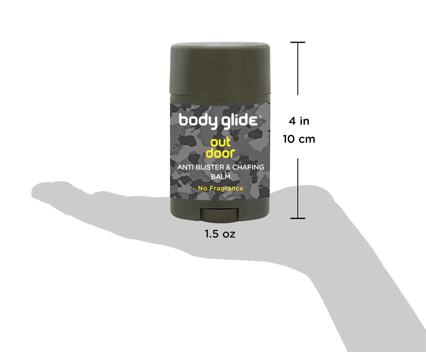 Body Glide Outdoor Anti Chafe Balm 1.5oz: Fragrance free anti chafing stick trusted in basic training, endurance sports & everyday life. Use on neck Beauty and Personal Care BodyGlide