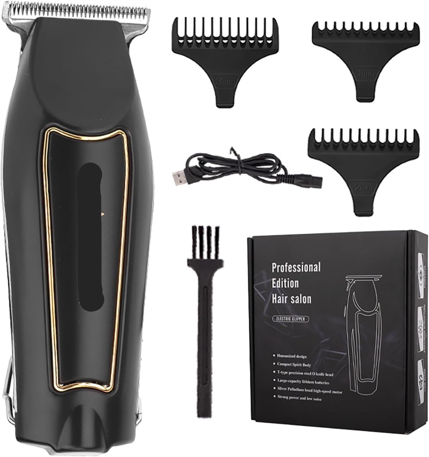 QDKVTNDJZ Professional Hair Clippers for Men,Cordless,Rechargeable Trimmers for Haircuts, Gift Father and Hand Beauty and Personal Care QDKVTNDJZ