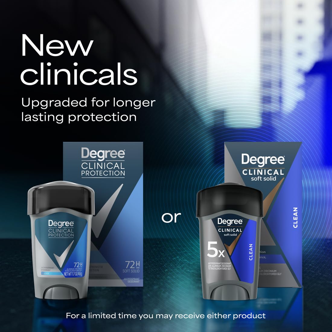 Degree Men Clean Clinical Antiperspirant Deodorant 1.7 oz (Pack of 4) Beauty and Personal Care Degree