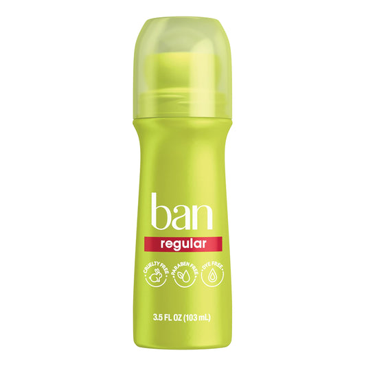 Ban Roll-On Antiperspirant Deodorant, Regular, 3.5 Ounce Beauty and Personal Care Ban