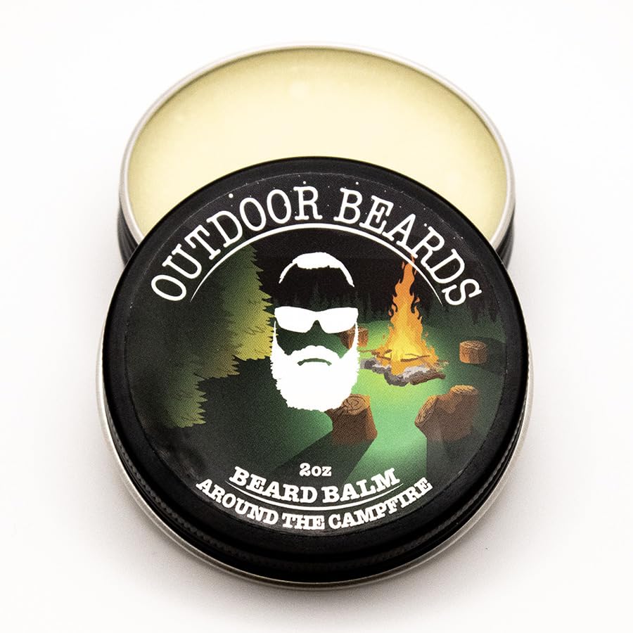 Outdoor Beards Beard Balm - 2 oz Cleansing Balm for Beards Short or Long - Beard Conditioner for Men - Essential Moisturizer for Every Man's Beard Beauty and Personal Care Outdoor Beards