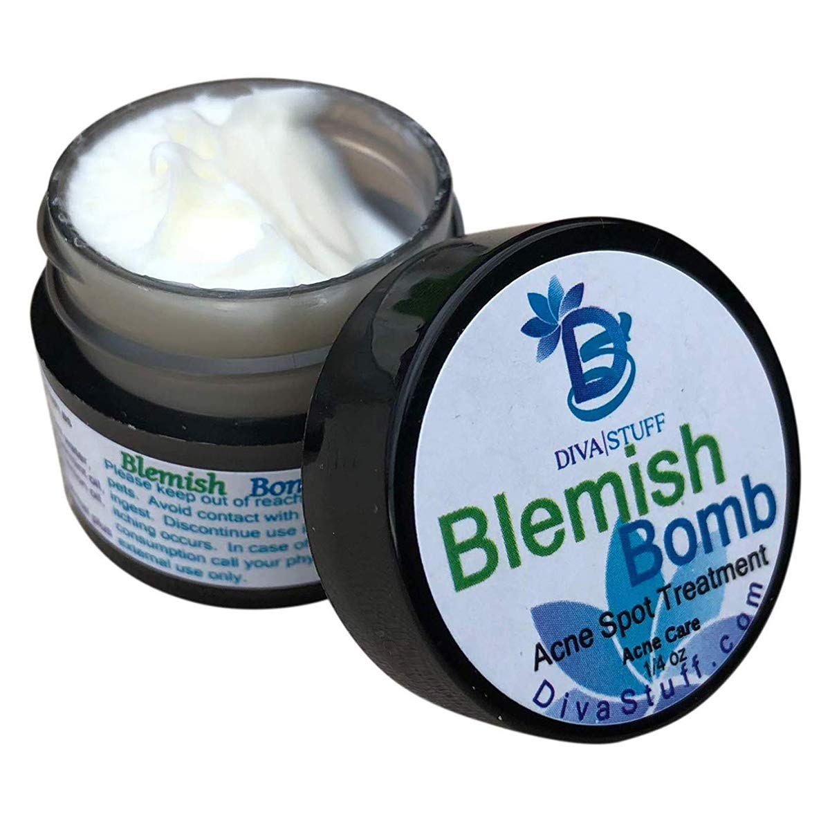 Diva Stuff Best Blemish Bomb Spot Treatment, Anti-acne spot treatment cream for Men and Women, 1/4 oz (Made in the USA) Beauty & Personal Care Diva Stuff