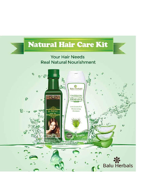 Balu Herbals Natural Hair Care Kit - 1000 ml Beauty & Personal Care NWIL