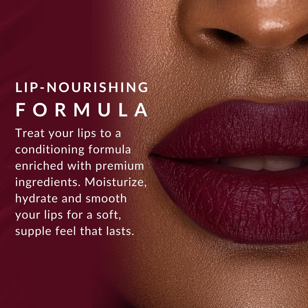 Flori Roberts Luxury Lipstick, Vibrant Lip Makeup for Women of Color or Deeper Skin Tones, Demi-Matte Texture, Hydrates and Conditions Lips Beauty & Personal Care Flori Roberts