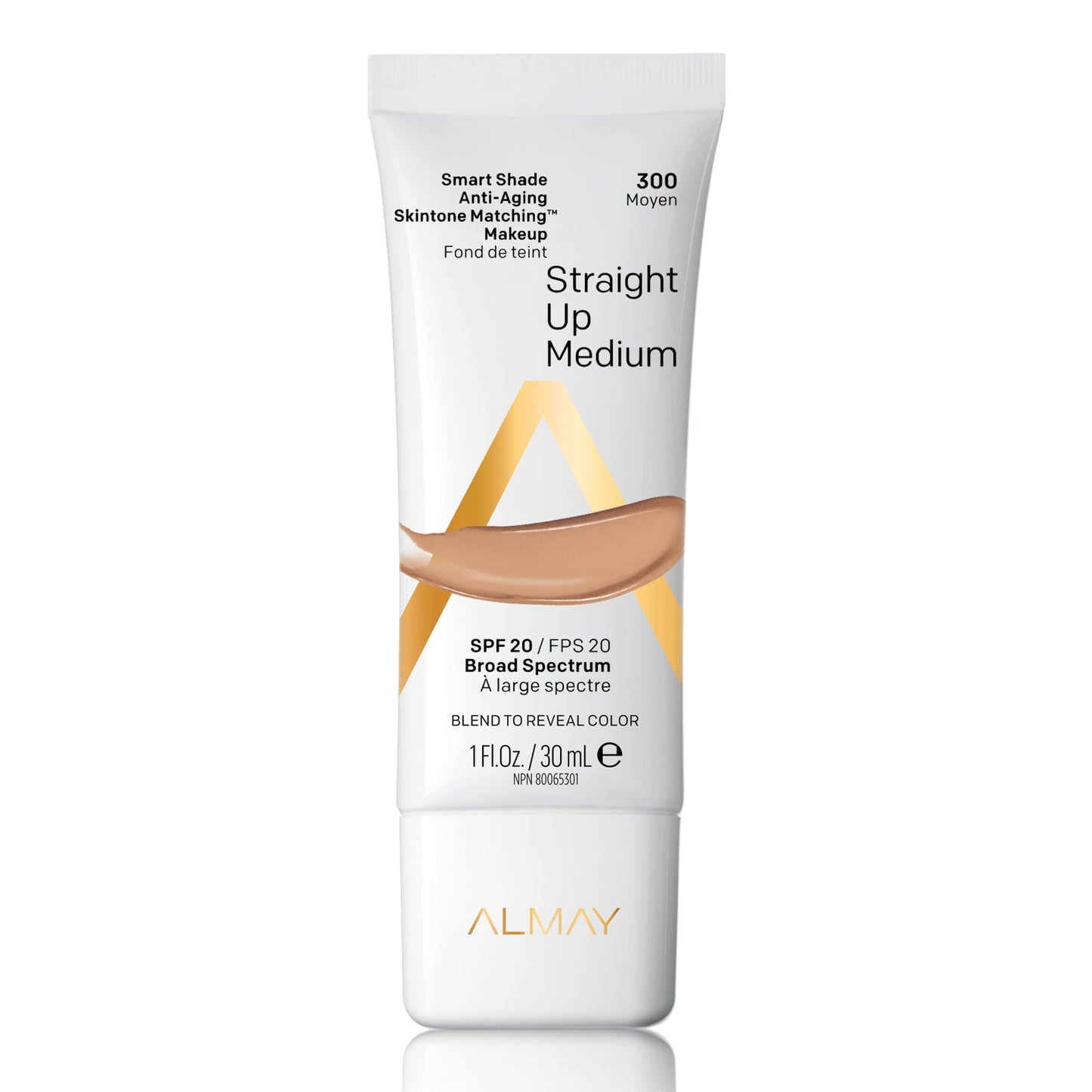 Almay Anti-Aging Foundation, Smart Shade Skintone Matching Makeup, Natural Finish with SPF 20, HypoallergenicFragrance Free, Dermatologist Tested Beauty & Personal Care Almay