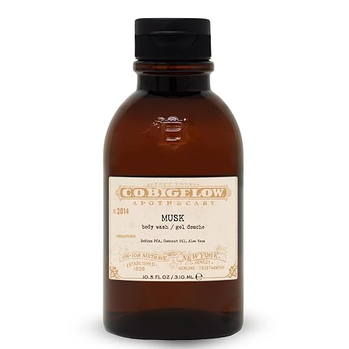 C.O. Bigelow Musk Body Wash, Iconic Collection Moisturizing Body Wash with Coconut Oil & Aloe Vera, 10.5 Fl Oz Beauty & Personal Care C. O. Bigelow
