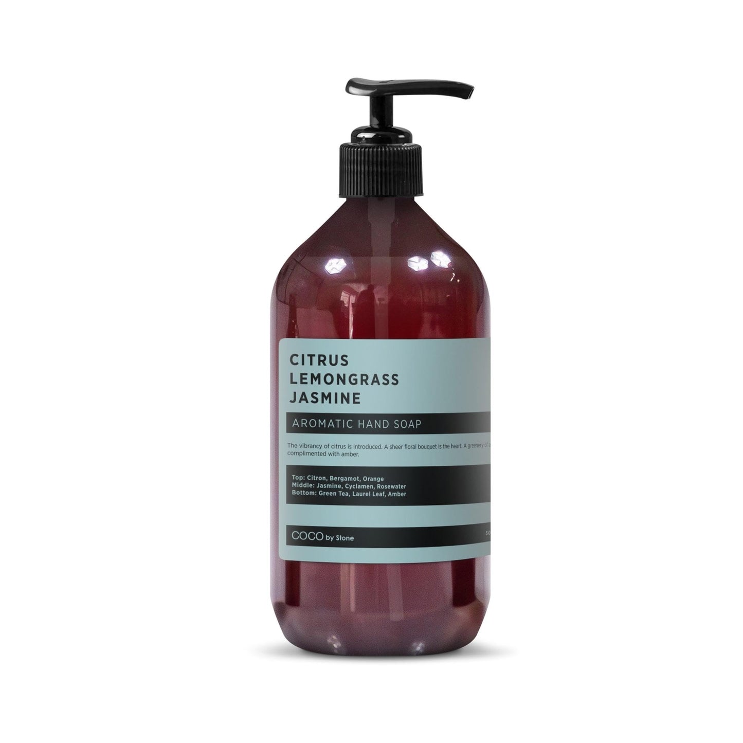 COCO by Stone 16oz Hand Soap (Citrus | Lemongrass | Jasmine Inspired by The W Hotel) - Bright Castile Cleanser with Zesty Floral Notes and Lasting Beauty & Personal Care COCO by Stone