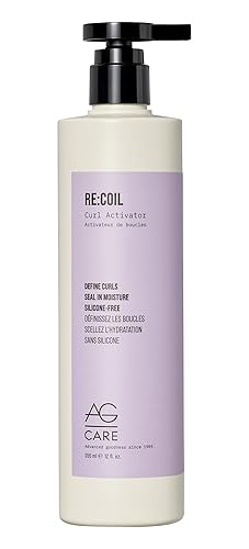AG Care Re:Coil Curl Activator Curl Cream Award-Winning Curl Creating Complex - Ultra-Nourishing Curly Hair Cream for Defined, Healthy Curls, 12 Fl Oz Beauty & Personal Care AG Care