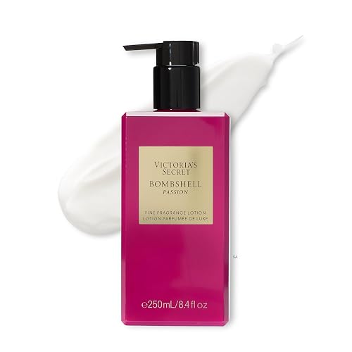 Victoria's Secret Bombshell Passion Fragrance Body Lotion, Notes of Sparkling Cassis, Queen Peony & Fuchsia Rose (8.4 oz) Beauty & Personal Care Victoria's Secret
