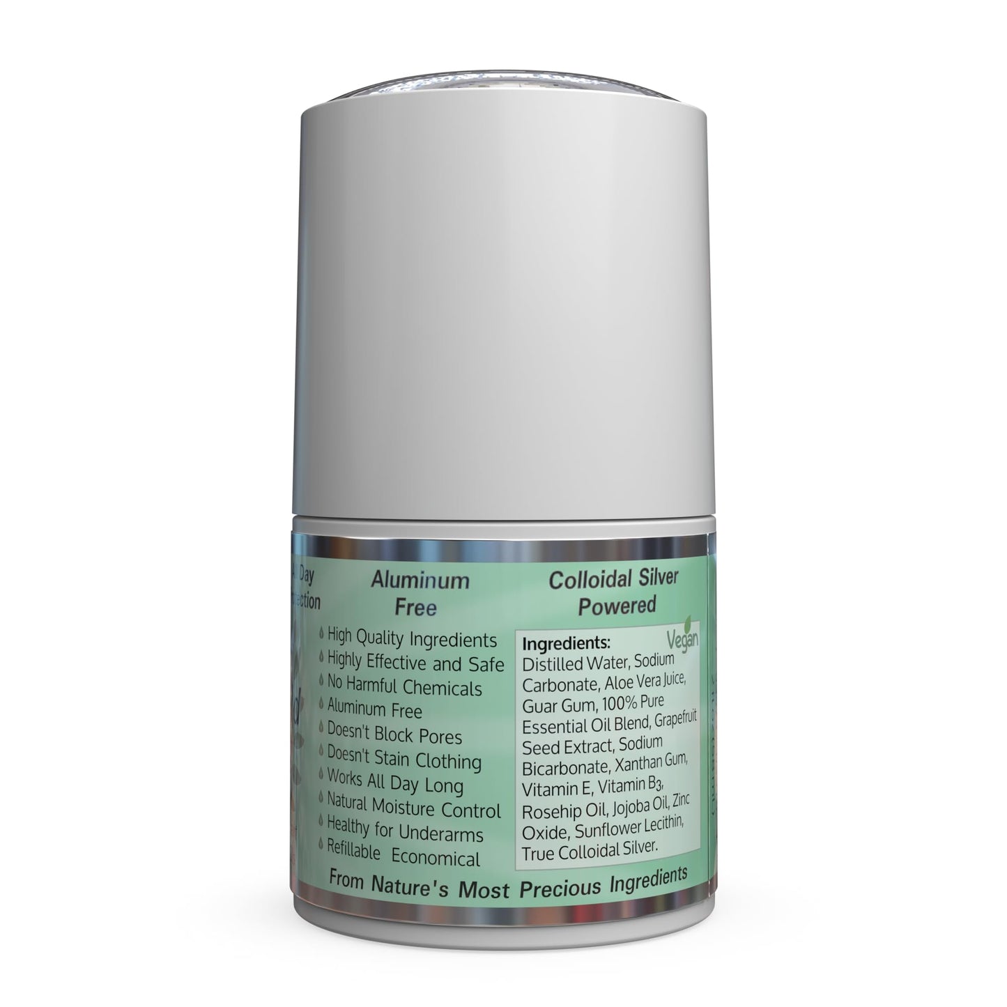 Silver Shield Deodorant - Original Formula - Roll-on, 2 oz. Beauty and Personal Care Silver Botanicals