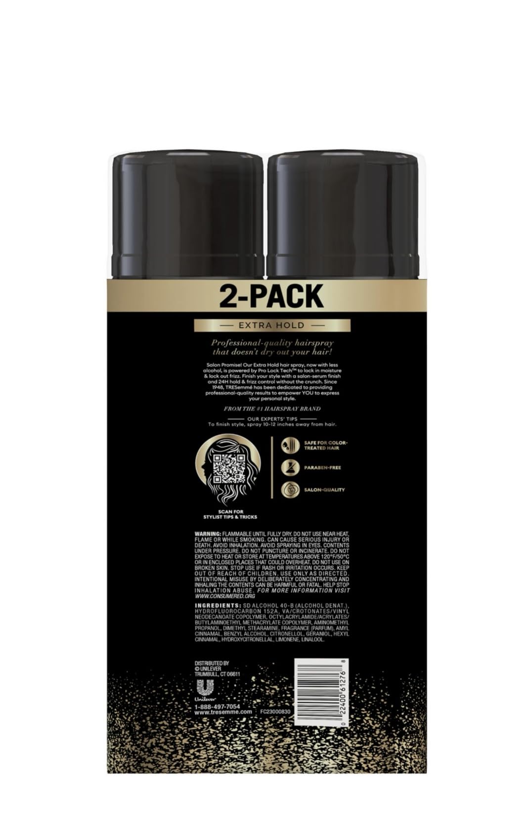 TRESEMME Tres Two Spray EXTRA HOLD 14.6 fl oz (pack of 2) Beauty & Personal Care TRESemmé