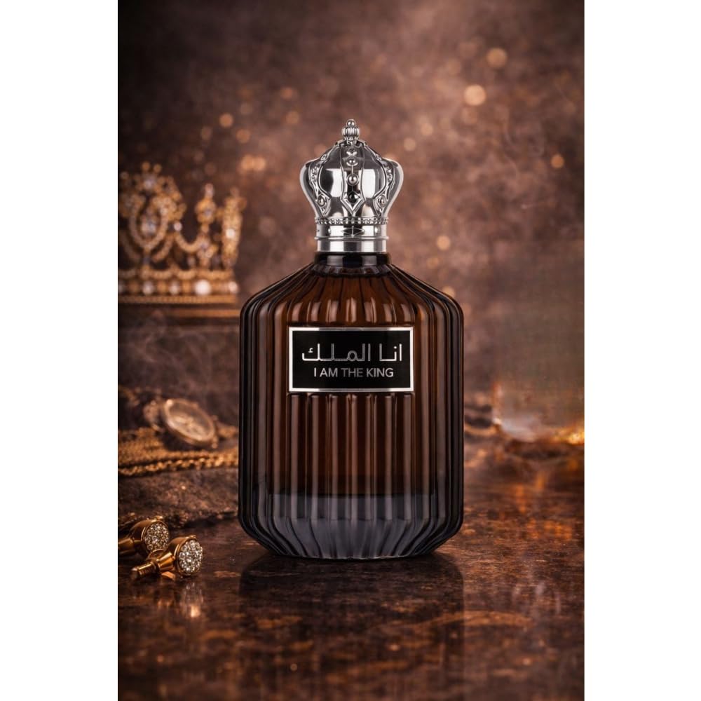 Ard Al Zaafaran I Am The King - Fresh, Spicy, Woody, Aromatic - Eau de Parfum Spray Long Lasting Fragrance for Men, 3.4 Ounce / 100ml Beauty & Personal Care Ard Al Zaafaran