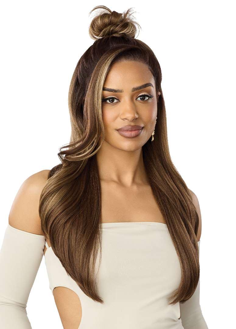 Outre Lace Front Wig - Perfect Hair Line 13X6 Frontal - PH 31 (ST DUST PINK OMBRE)