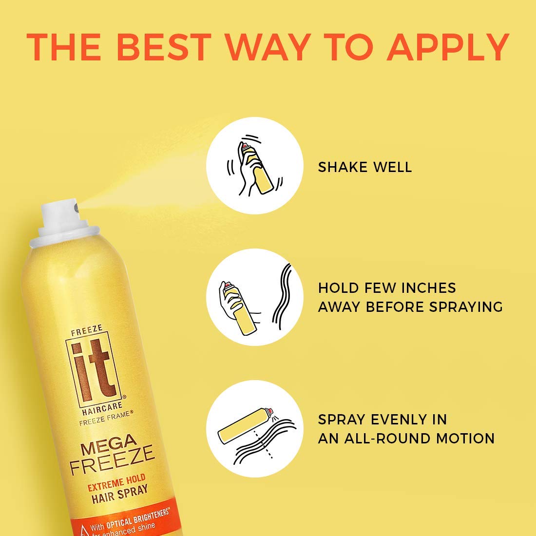 Freeze It, Mega Freeze Hair Spray, 10 Oz. Beauty & Personal Care Freeze It