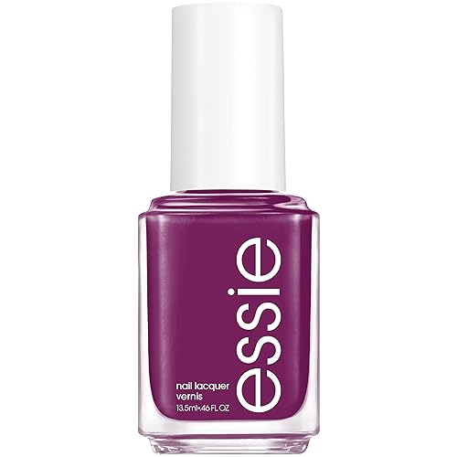 essie nail polish, Set The Tiki Bar High, summer 2022 collection, deep purple, 8-free vegan, 0.46 fl oz Beauty & Personal Care essie