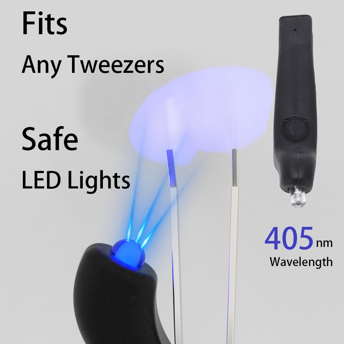 Sanpyl Lash Tweezer Lamp, Cordless Lash Tweezer Lamp with High Power Beads, for Rapidly Activates The Curing of Lash Glue Beauty and Personal Care Sanpyl