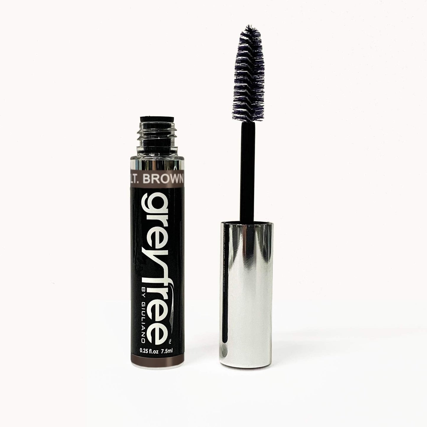 Greyfree Hair Mascara Root Touch-Up for Gray Hair | Precision Hairline Concealer for Brows & Beard | 2 Pack (LIGHT BROWN) Beauty & Personal Care Greyfree