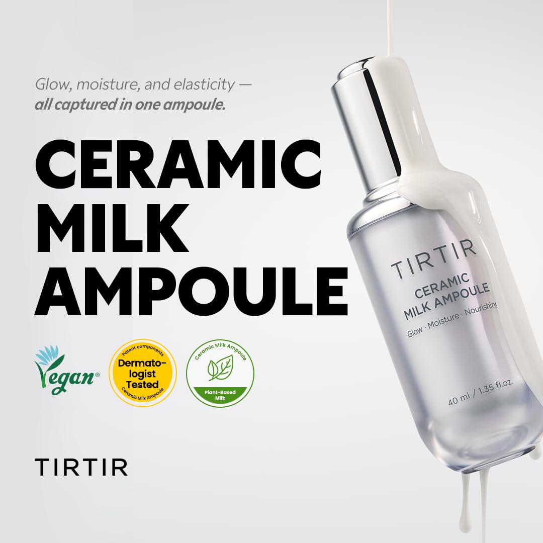 TIRTIR Ceramic Milk Ampoule (1.35 Fl Oz) Beauty and Personal Care TIRTIR