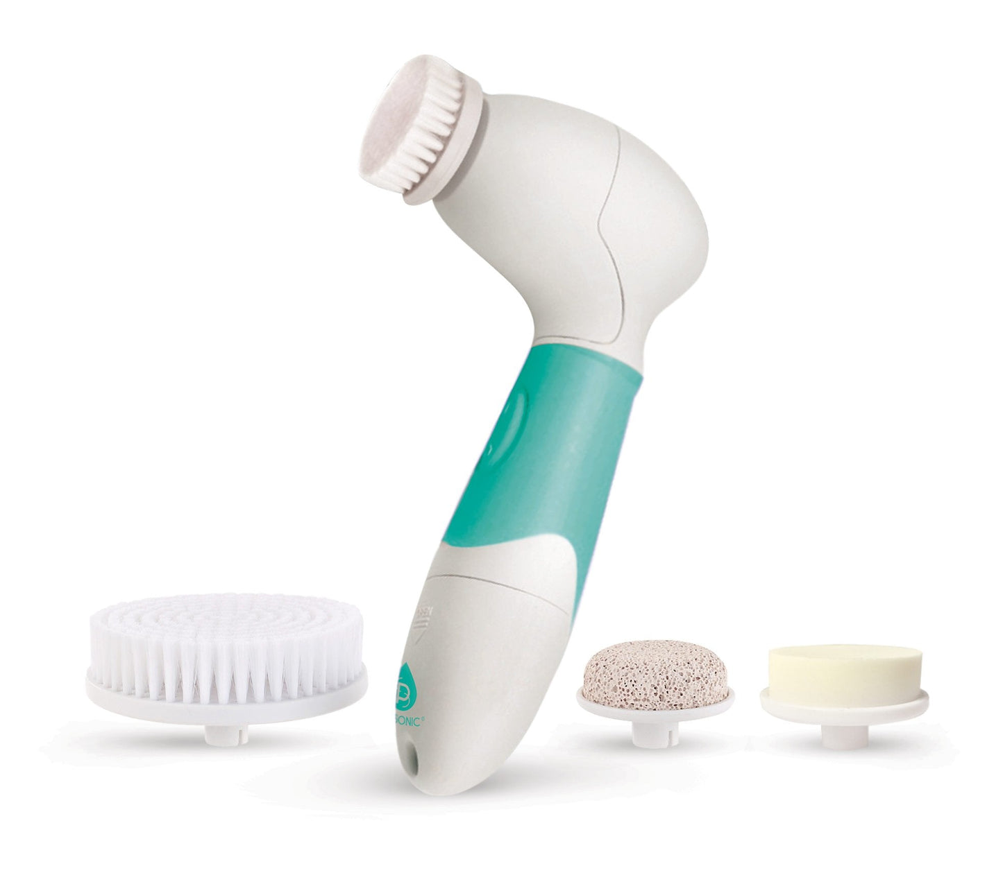 Pursonic Advanced Facial and Body Cleansing Brush, Includes Facial Brush, Body Brush, Pumice Stone and Sponge Brush (Purple) Beauty and Personal Care PURSONIC