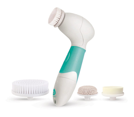 Pursonic Advanced Facial and Body Cleansing Brush, Includes Facial Brush, Body Brush, Pumice Stone and Sponge Brush (Purple) Beauty and Personal Care PURSONIC