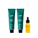 JVN Embody Volumizing Shampoo & Conditioner Travel Set, 2 Fl Oz + Scalp Oil 0.5 Fl Oz, Volume & Thickness Hair Care, Lightweight Hydration for Fine Beauty & Personal Care JVN