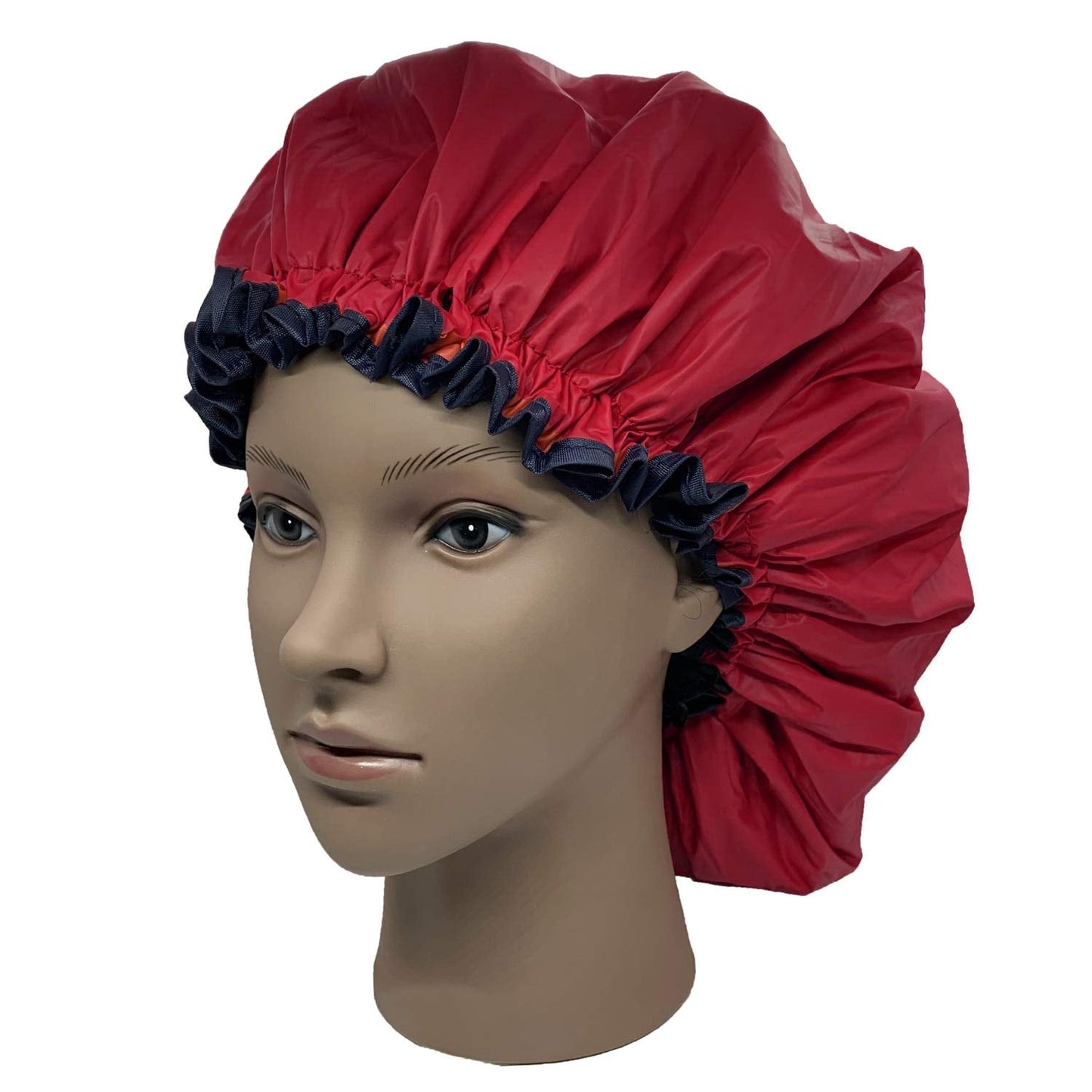 ELEBOX Premium Collection Super Jumbo Shower Cap for Braids Double-Layer Satin Waterproof Reusable Bonnet Sleep Cap Beauty and Personal Care ELEBOX