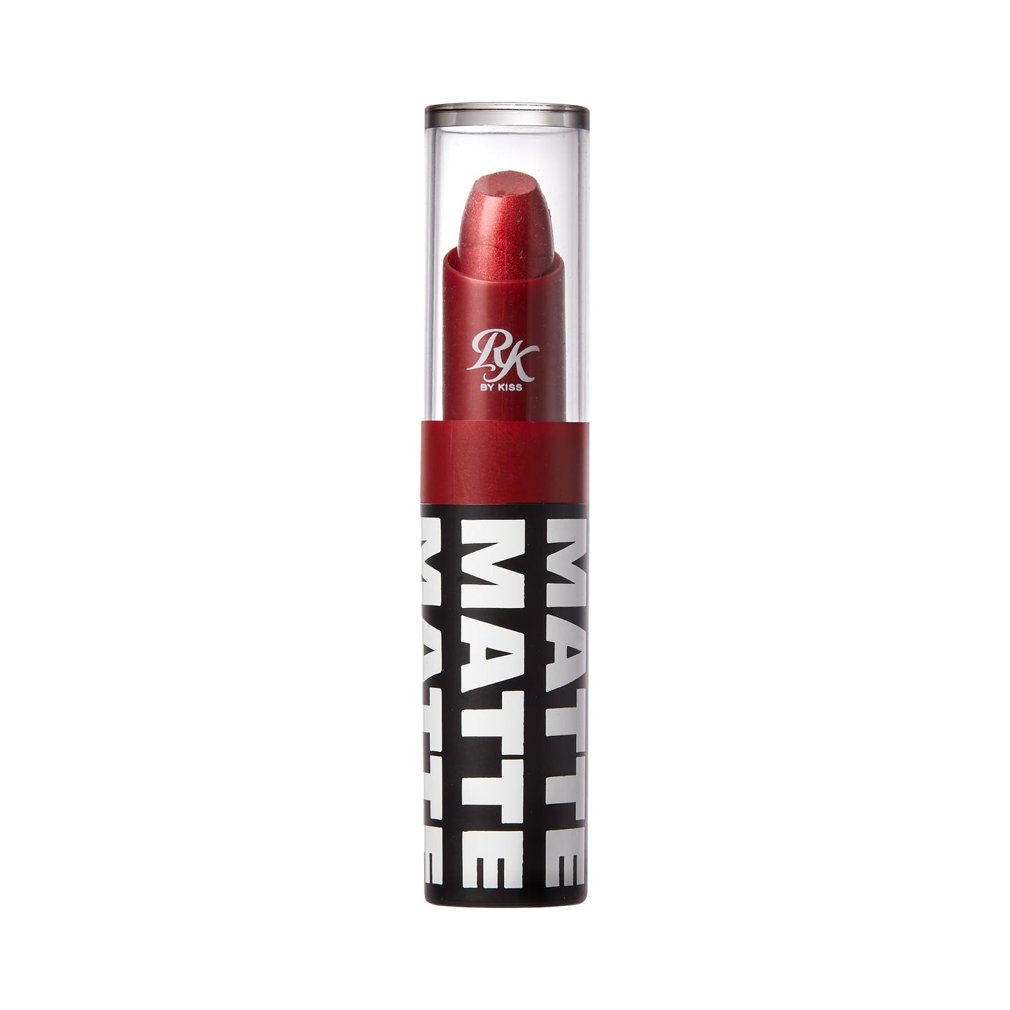 Ruby Kisses Lipstick, Matte Finish, Long-Lasting, Highly Pigmented, Smooth Apply, Full Coverage Lip Color Makeup (Metallic Red) Beauty & Personal Care Ruby Kisses