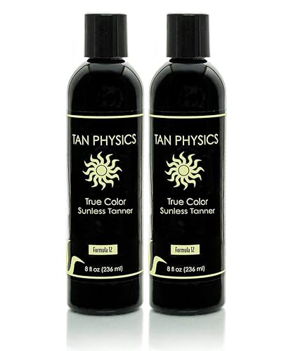 Lot of 2 Tan Physics True Color Sunless Self Tanner Tanning Lotion (Tan Physics (2 Pack)) Beauty & Personal Care Tan Physics