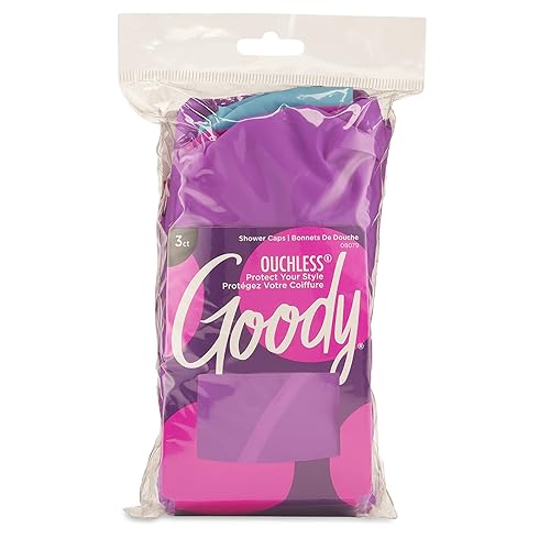 Goody Styling Essentials Shower Cap, 3 Count - Protect Your Hairstyle While Remaining Comfortable - Made With Durable And Waterproof Materials - Hair Beauty & Personal Care GOODY