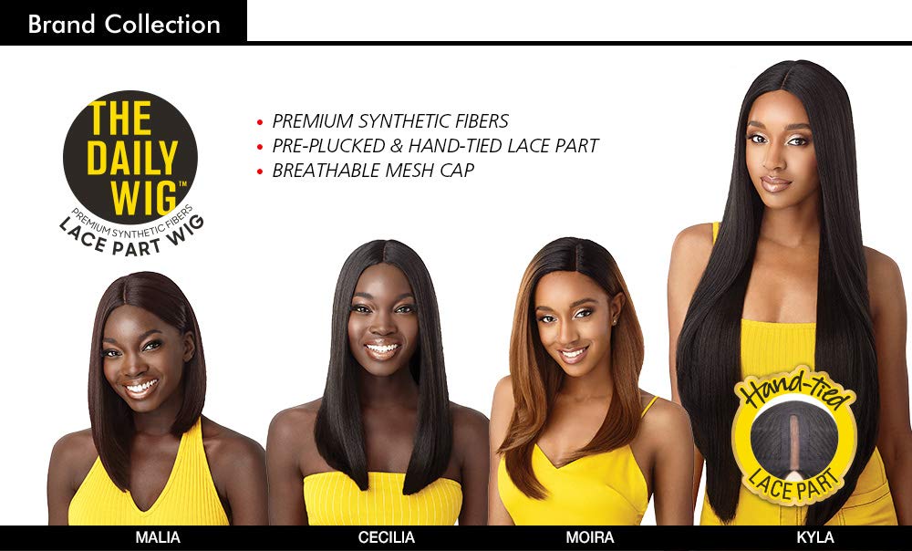 THE DAILY WIG Outre Synthetic Hair Lace Part Wig MOIRA (1)