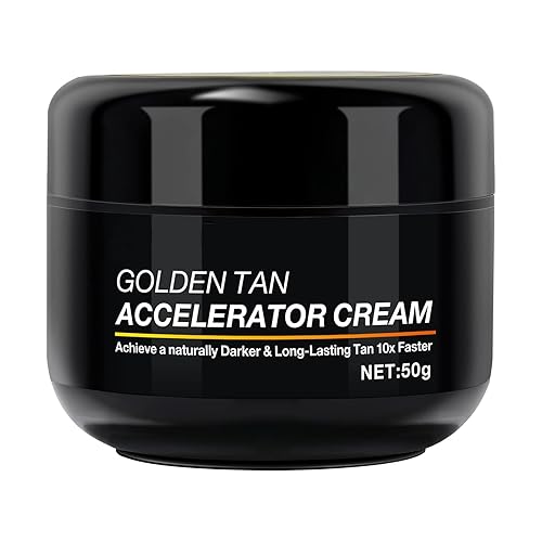 Tanning Gel Cream, 50g Sun Tanning, Soft Brown Intensive Tanning Gel, Tanning Accelerator Cream, Natural Tan Skin with Soft Brown Tanning Lotion Beauty & Personal Care Mcukv