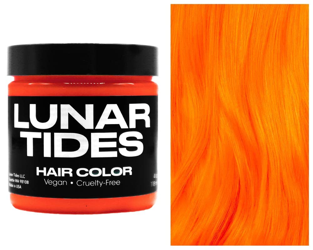 Lunar Tides Semi-Permanent Hair Color (43 colors) (Neon Tangerine) Beauty & Personal Care Lunar Tides