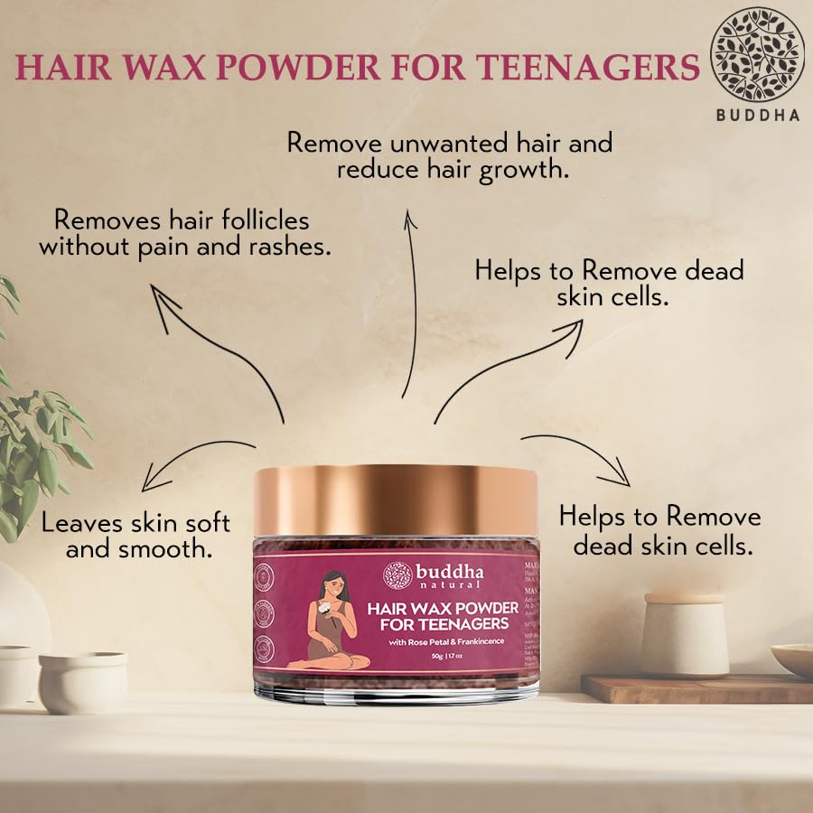 Buddha Natural Hair Wax Powder (30 Grams) Beauty and Personal Care Buddha Natural