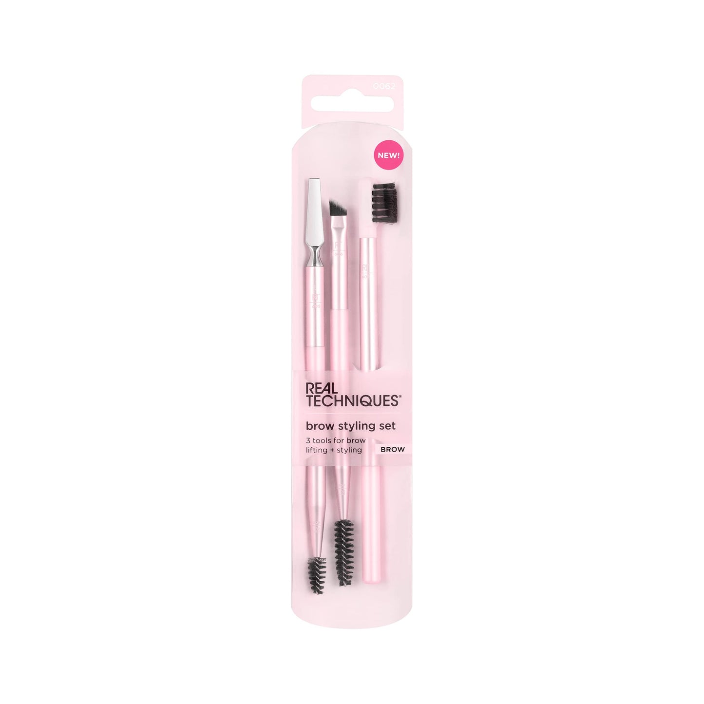 Real Techniques Brow Styling Set, For Lifting Brows, Fill & Style, Dual-ended Makeup Brushes, Full Kit for Eyebrows, Get Full, Laminated, or Natural Beauty & Personal Care Real Techniques