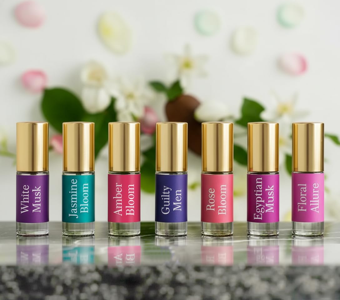 Zoha Perfume Discovery Set | Sample Perfumes for Women & Men with Fresh, Floral & Musk Scents | Alcohol-free Layering Perfume Oils | Travel Size Long Beauty & Personal Care Zoha