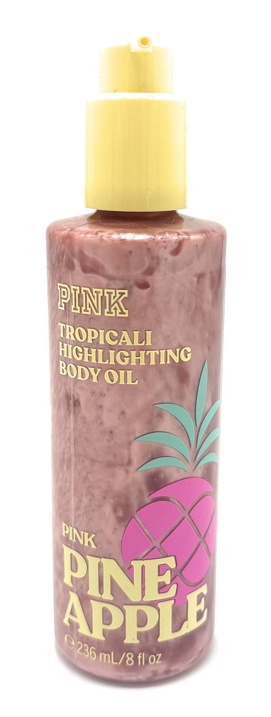 Victoria's Secret PINK Pineapple Highlighting Body Oil 8 oz Limited Edition Beauty & Personal Care Victoria's Secret
