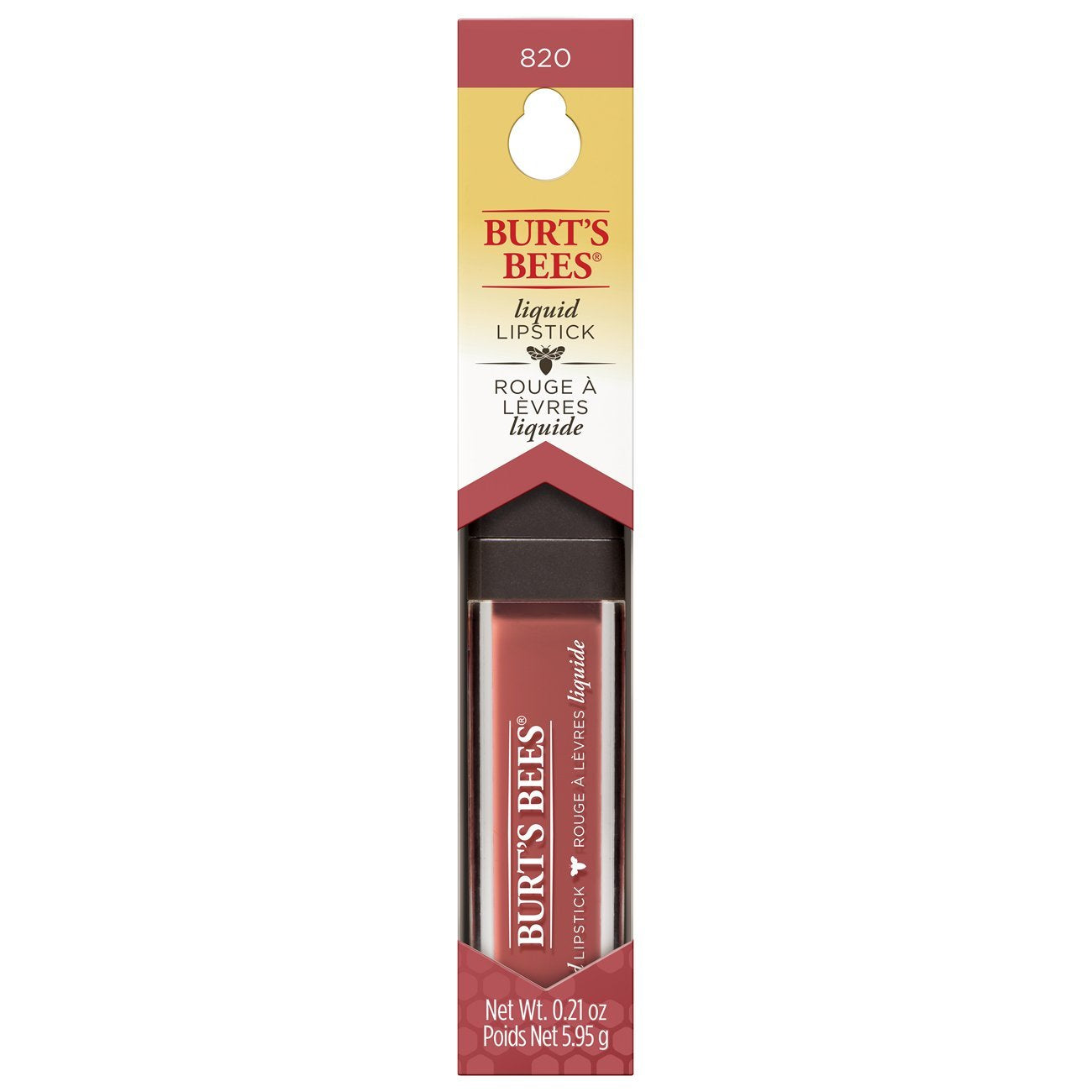 Burt's Bees 100% Natural Moisturizing Liquid Lipstick, Coral Cove - 1 Tube Beauty & Personal Care Burt's Bees
