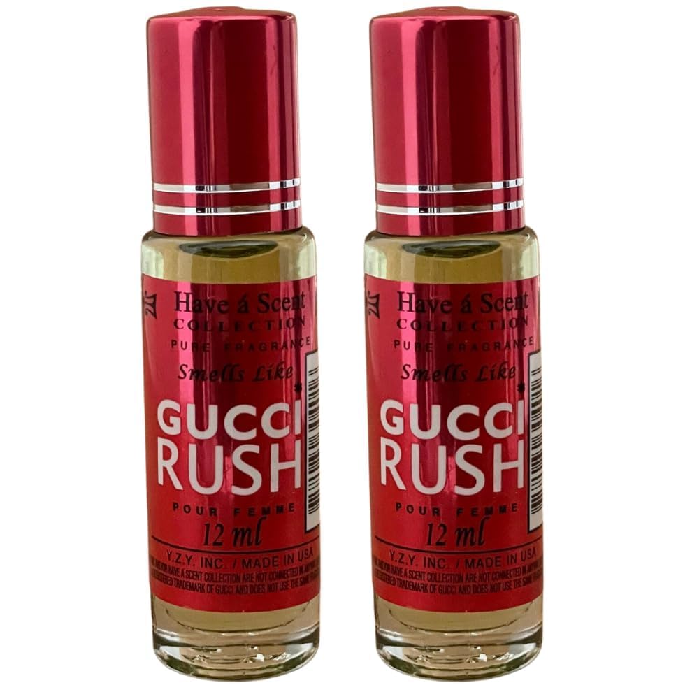 E de B Fragrance Perfume smell like Guci Rush W Roll On Oil 12ml (Pack of 2) Beauty & Personal Care E de B
